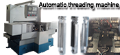 Threading machine for aluminum radiator